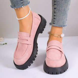 Mocassins pour femmes avec semelle antidérapante et design élégant à lanières R&B