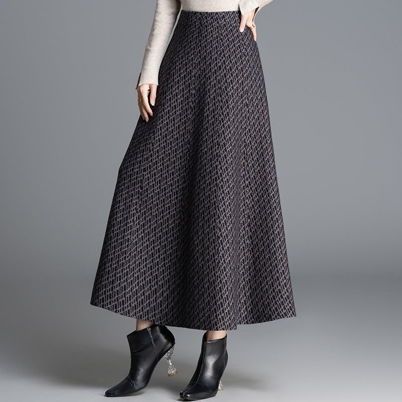 Jupe maxi femme avec motif géométrique élégant Echo Archiv