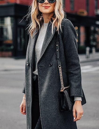 Manteau en Laine Élégant pour Femmes