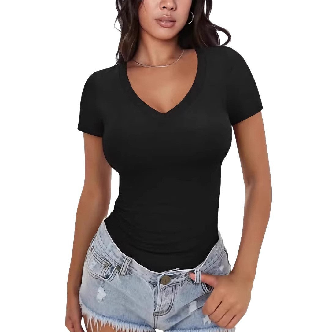 Body Femme avec décolleté en V profond R&B