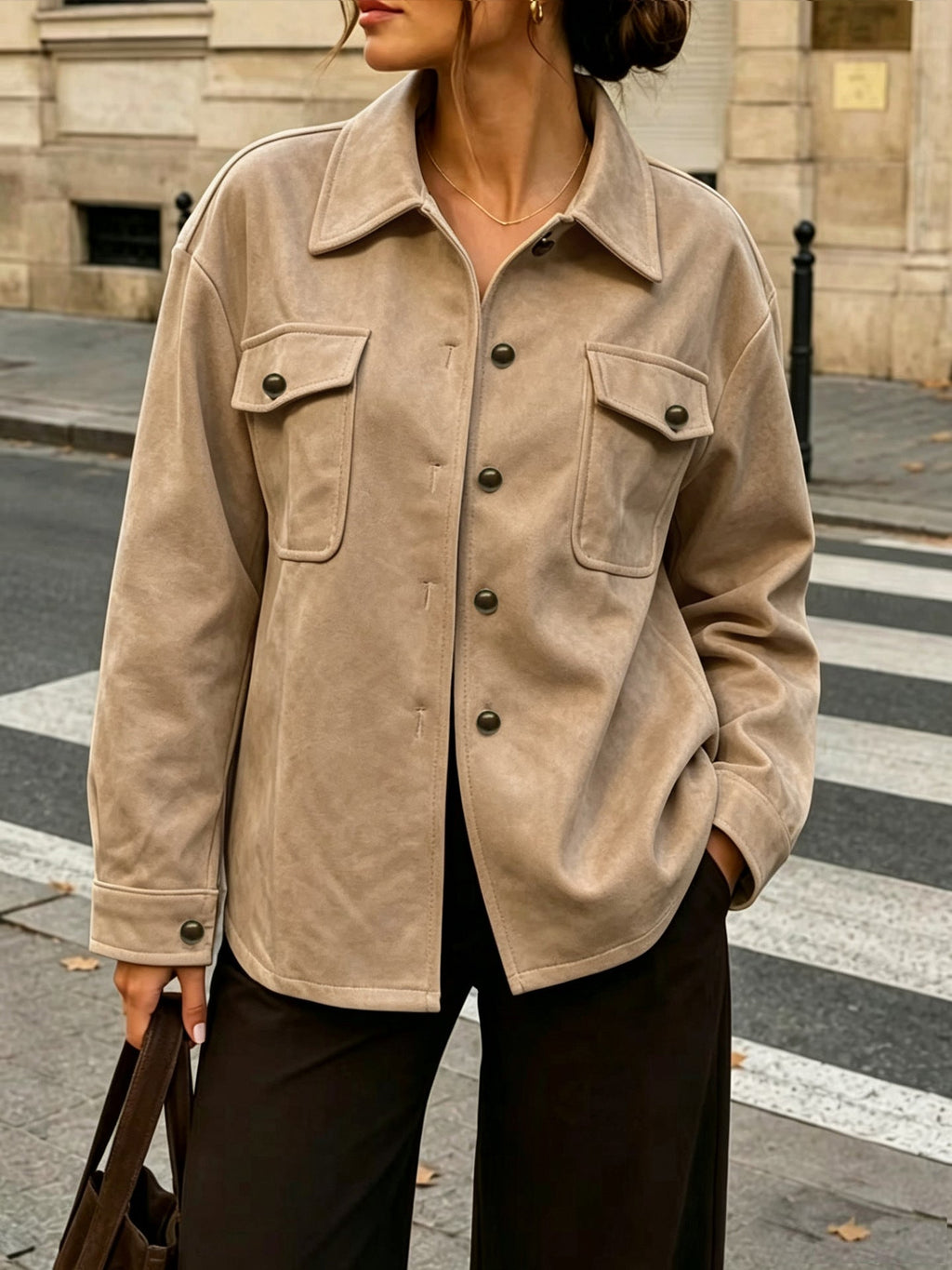 Chemise Overshirt Urbaine Femme