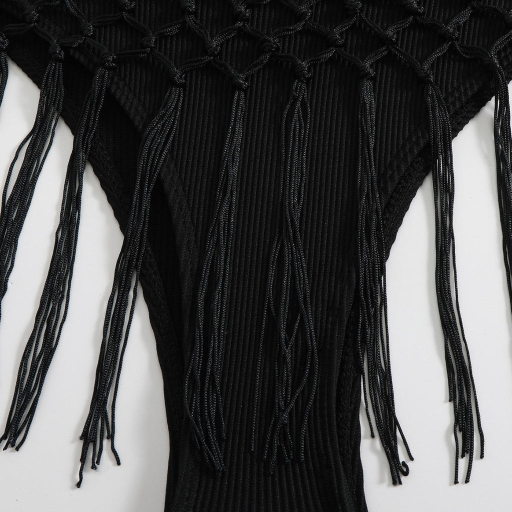 Bikini d'été décontracté pour femmes avec franges à la mode R&B