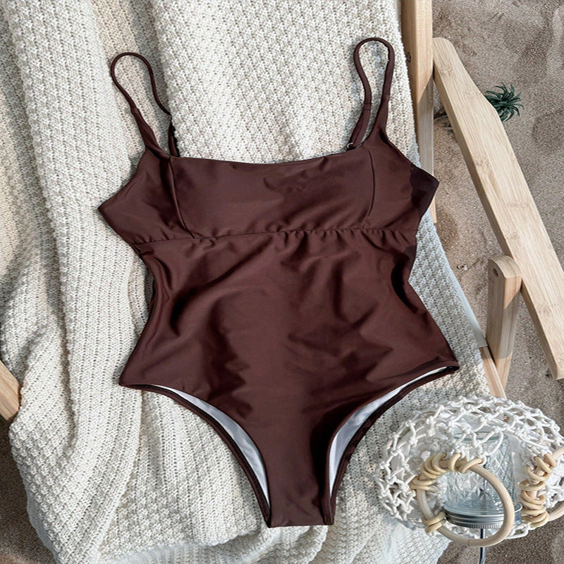 Maillot de bain une pièce pour femmes avec bretelles réglables R&B