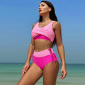 Bikini Femme Taille Haute avec Bretelles Réglables Echo Archiv