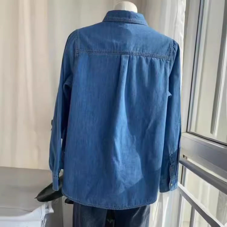 Chemise en jean pour femme