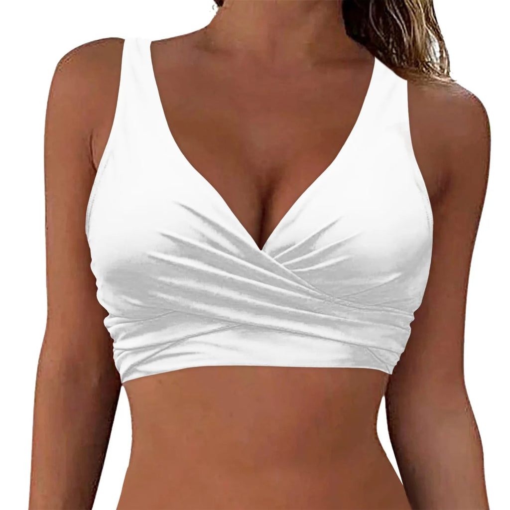 Haut de bikini enveloppant confortable pour femmes R&B