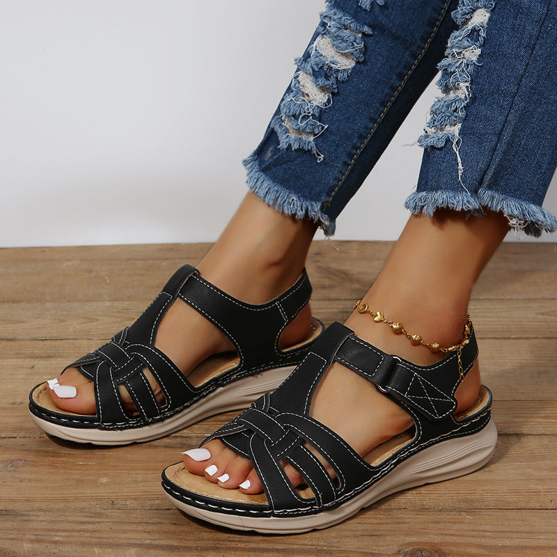 Sandales confortables pour femmes avec tige respirante et semelle flexible R&B