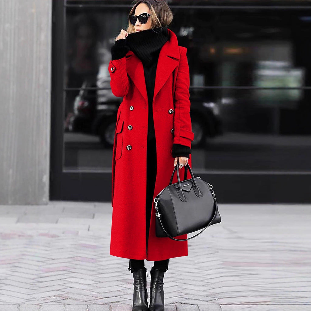 Manteau en laine élégant et intemporel pour femmes