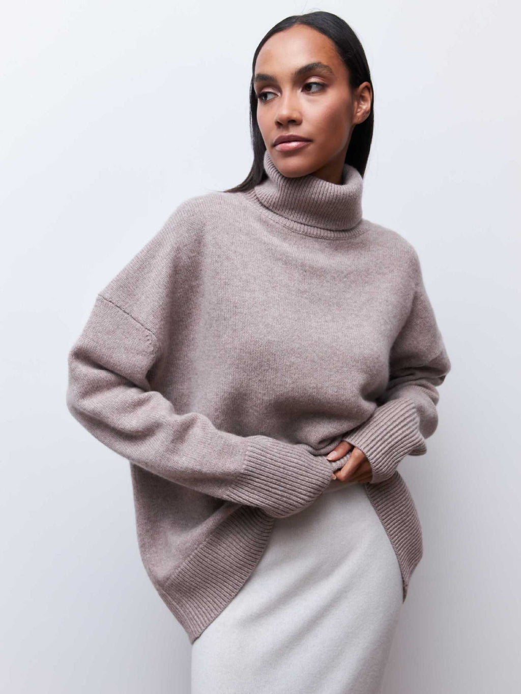 Pull col roulé Femme Echo Archiv
