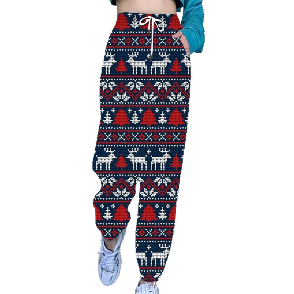 Pantalon de loisirs à motifs pour femmes Echoarchiv