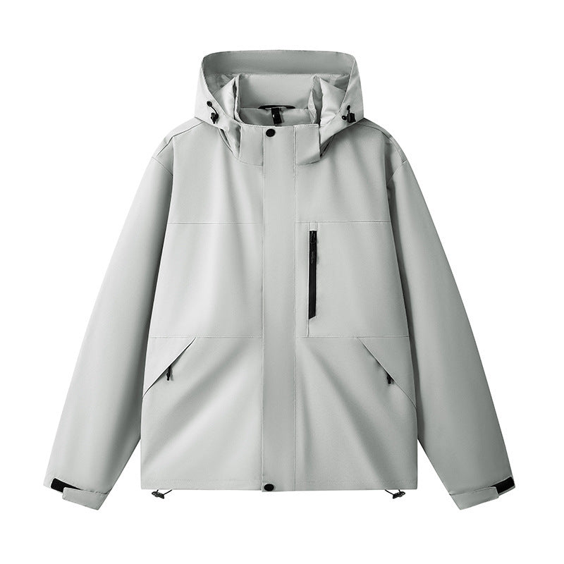 Veste de plein air ultralégère et imperméable pour hommes