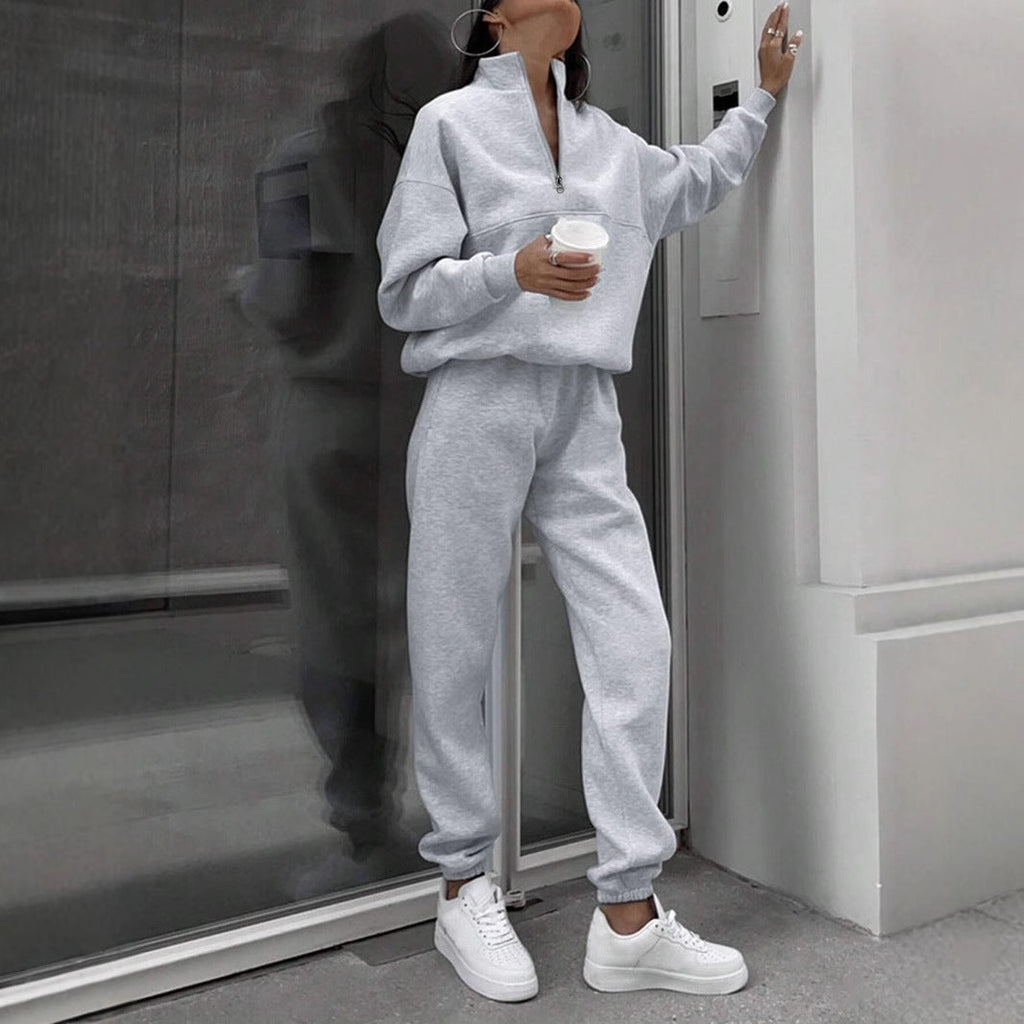 Ensemble lounge doux pour femmes avec sweat-shirt ample et pantalon de jogging taille haute Echo Archiv