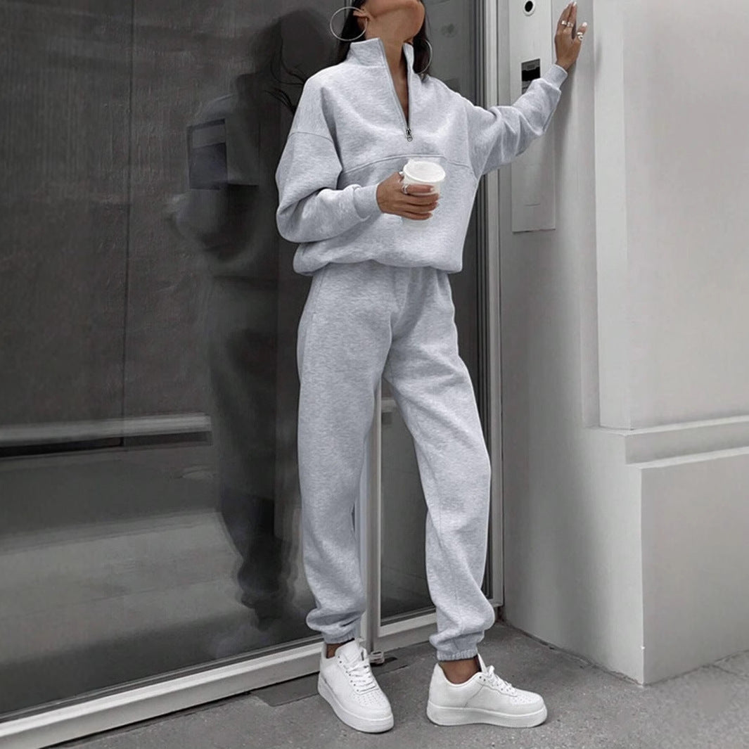 Ensemble lounge doux pour femmes avec sweat-shirt ample et pantalon de jogging taille haute Echo Archiv