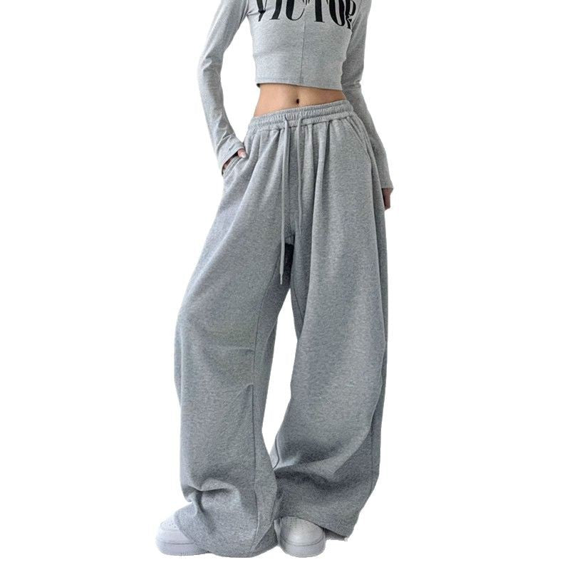 Pantalon de jogging large pour femmes avec jambe extra large et taille à cordon en French Terry Echo Archiv