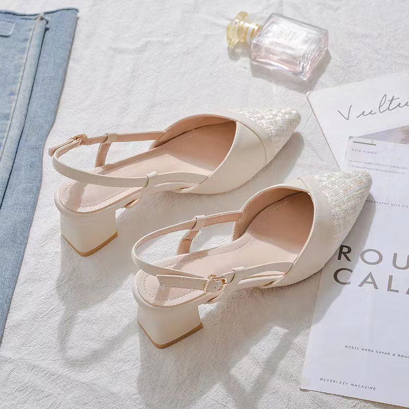 Sandales Slingback pour femmes avec un élégant bout et une semelle respirante Heidi-Mode
