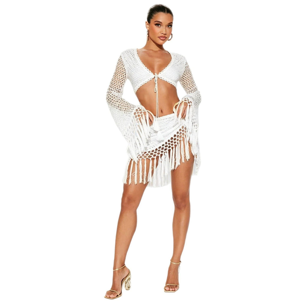 Jupe de bain et cardigan R&B pour femmes