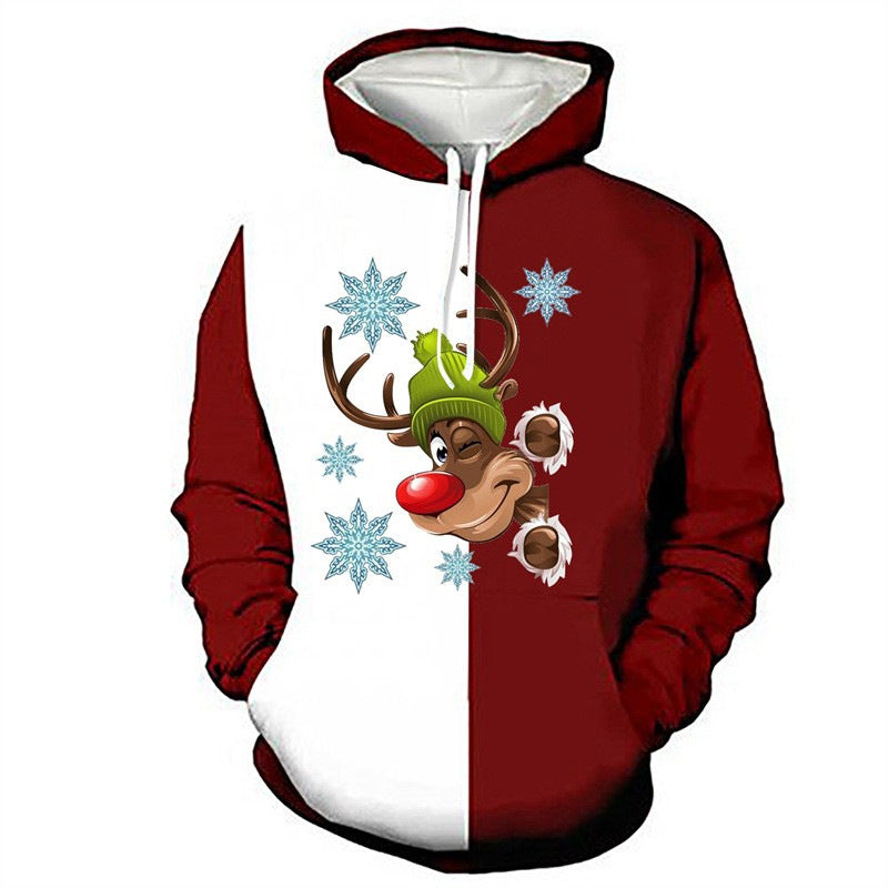 Sweat à capuche amusant pour femmes avec motif de Noël Echoarchiv
