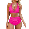 Bikini Femme Taille Haute avec Design Transparent Tendance R&B