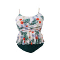 Tankini pour femmes avec design à volants et haut flatteur R&B