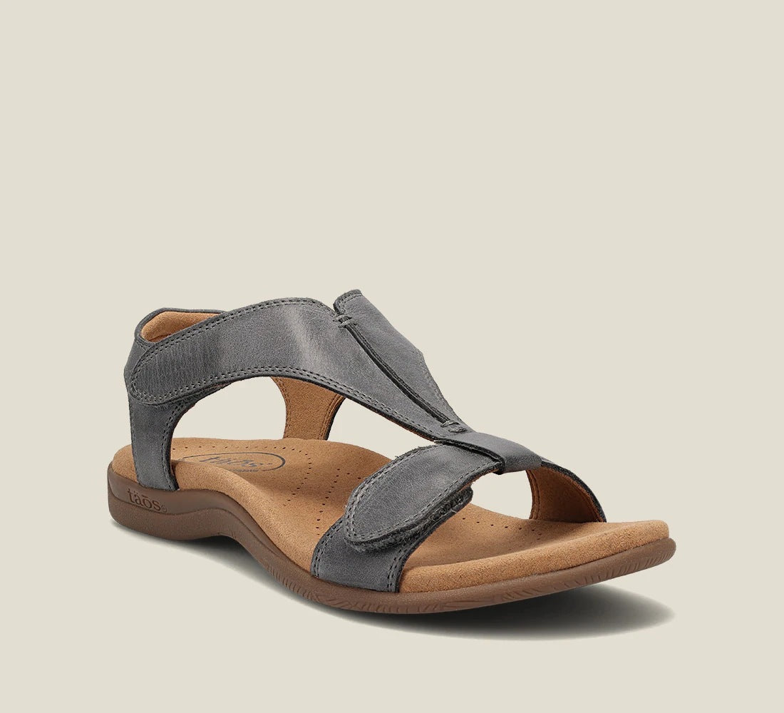 Sandales à brides confortables pour femmes avec semelle anatomique et boucle élastique R&B
