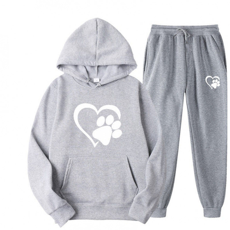 Ensemble de Sweat à Capuche et Pantalon de Jogging Douillet pour Femmes Echoarchiv