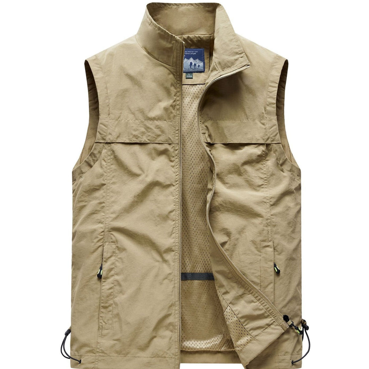 Gilet d'extérieur léger et coupe-vent pour hommes avec poches zippées et doublure en mesh respirant Echo Archiv