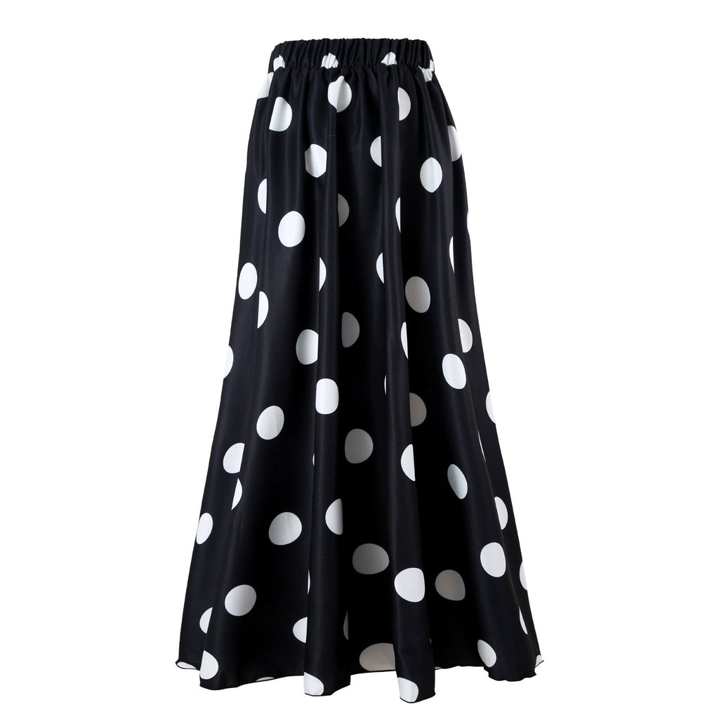 Jupe maxi femme à pois modernes Drune