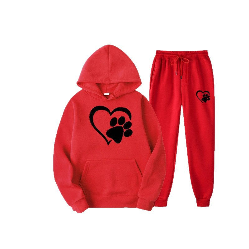 Ensemble de Sweat à Capuche et Pantalon de Jogging Douillet pour Femmes Echoarchiv