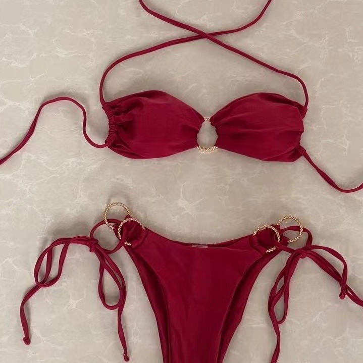 Bikini triangle pour femmes avec détail en anneau décoratif Echo Archiv