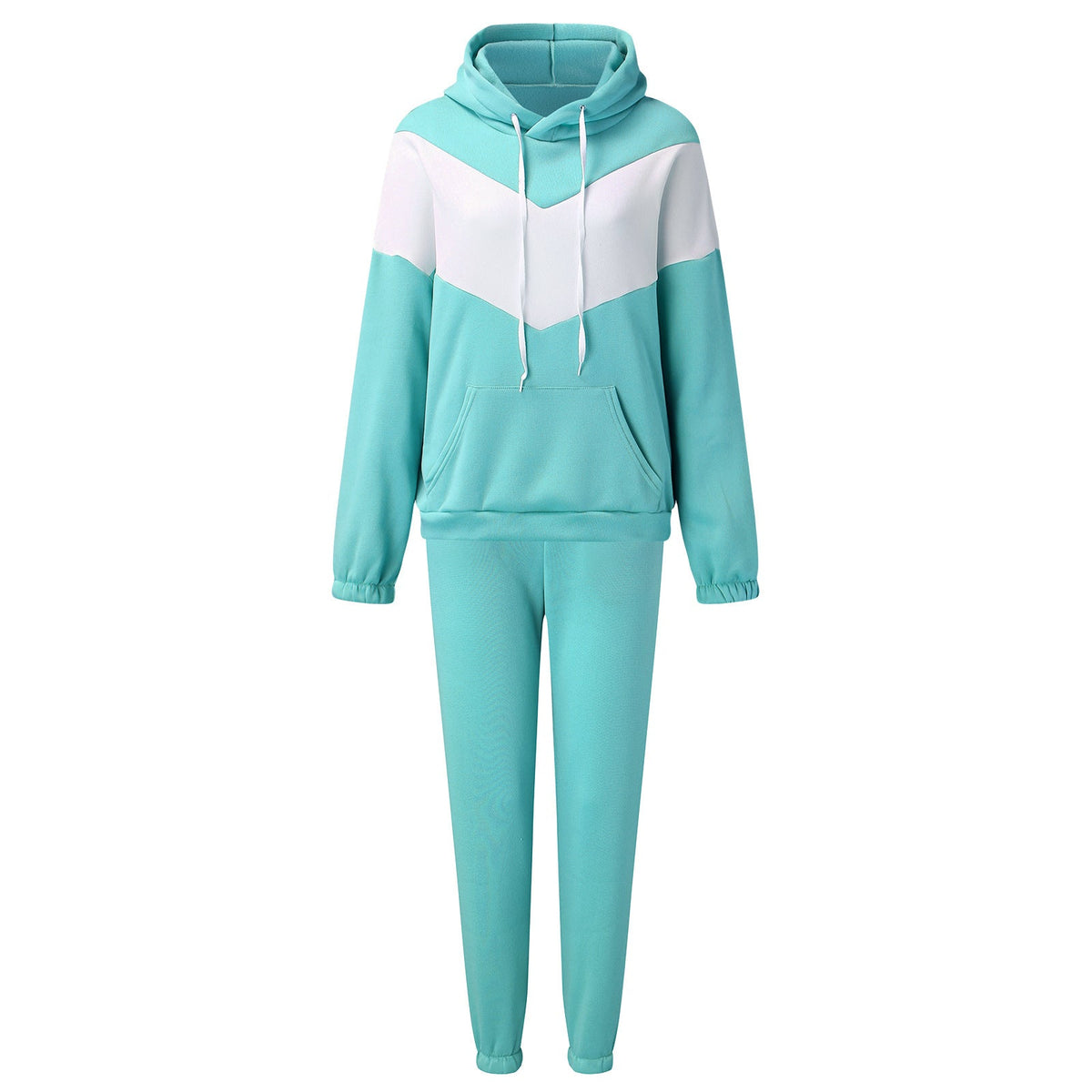 Ensemble de loungewear pour femmes en deux pièces avec sweat à capuche Chevron et jogging tapered Echo Archive