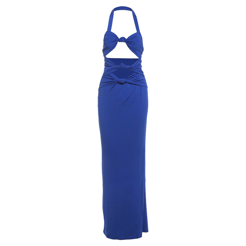Robe Maxi Élégante pour Femmes avec Découpes Raffinées et Détails Enroulés Heidi-Mode