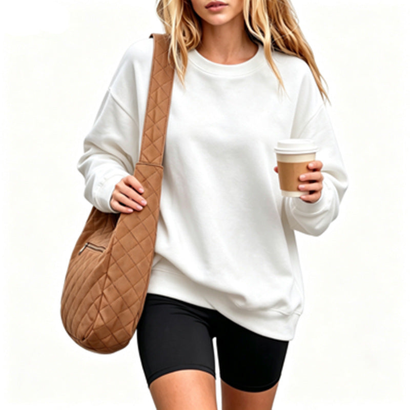 Sweatshirt Oversized Confortable pour Femmes Echoarchiv