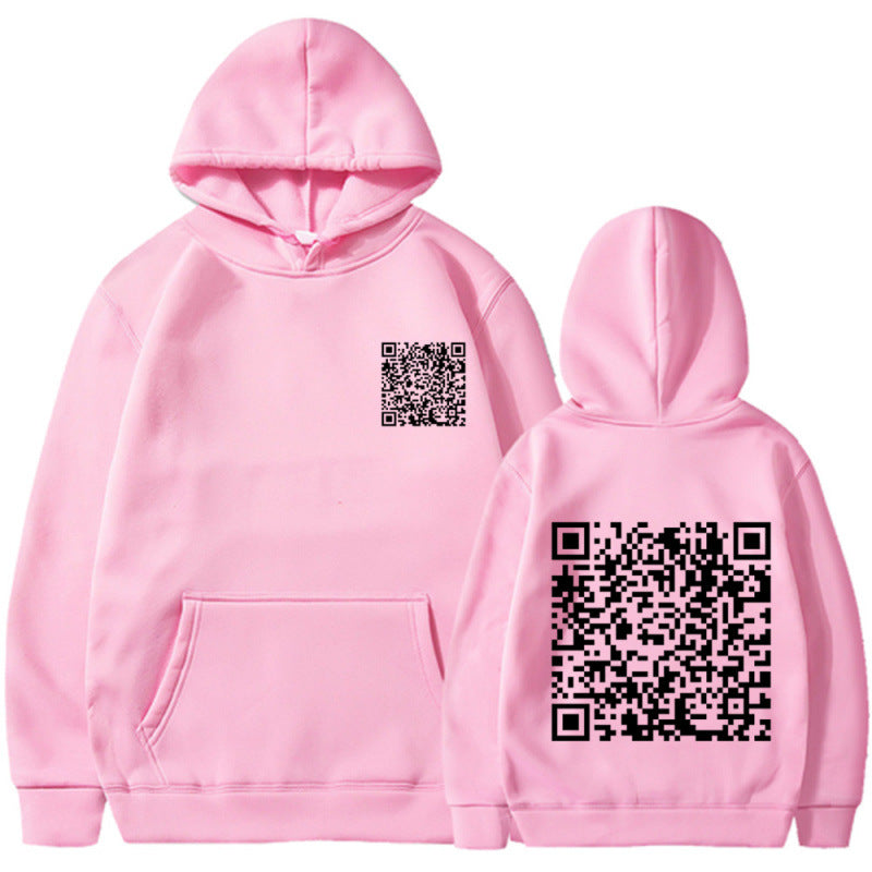 Sweat à capuche sportif pour femmes avec code QR Echoarchiv