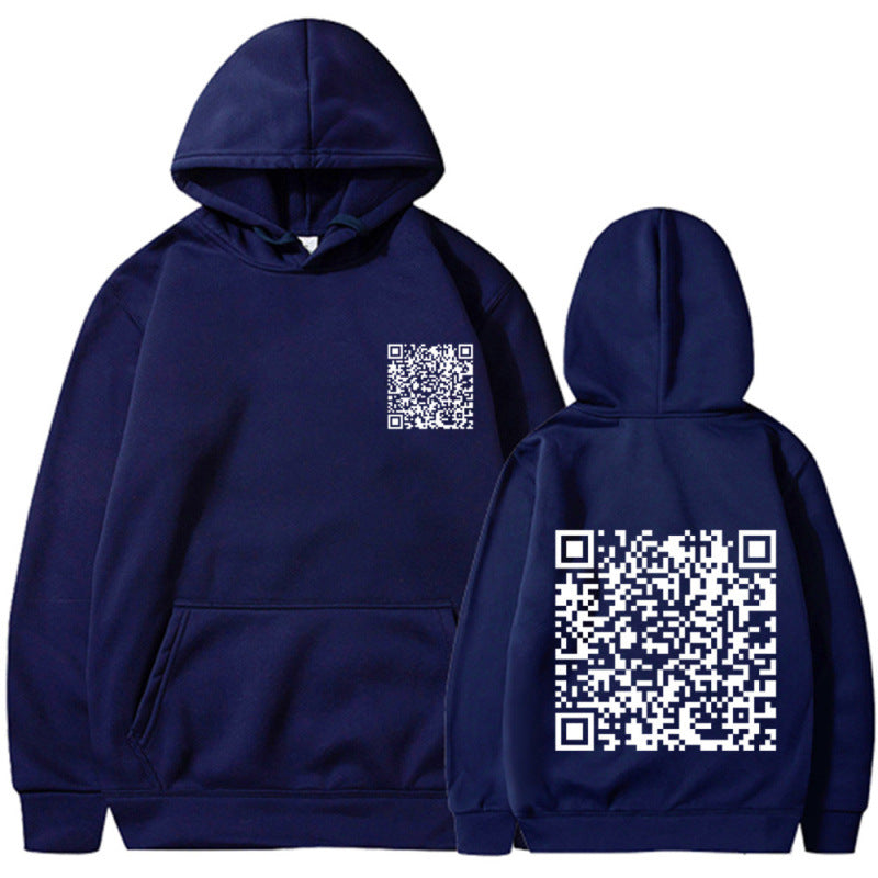 Sweat à capuche sportif pour femmes avec code QR Echoarchiv