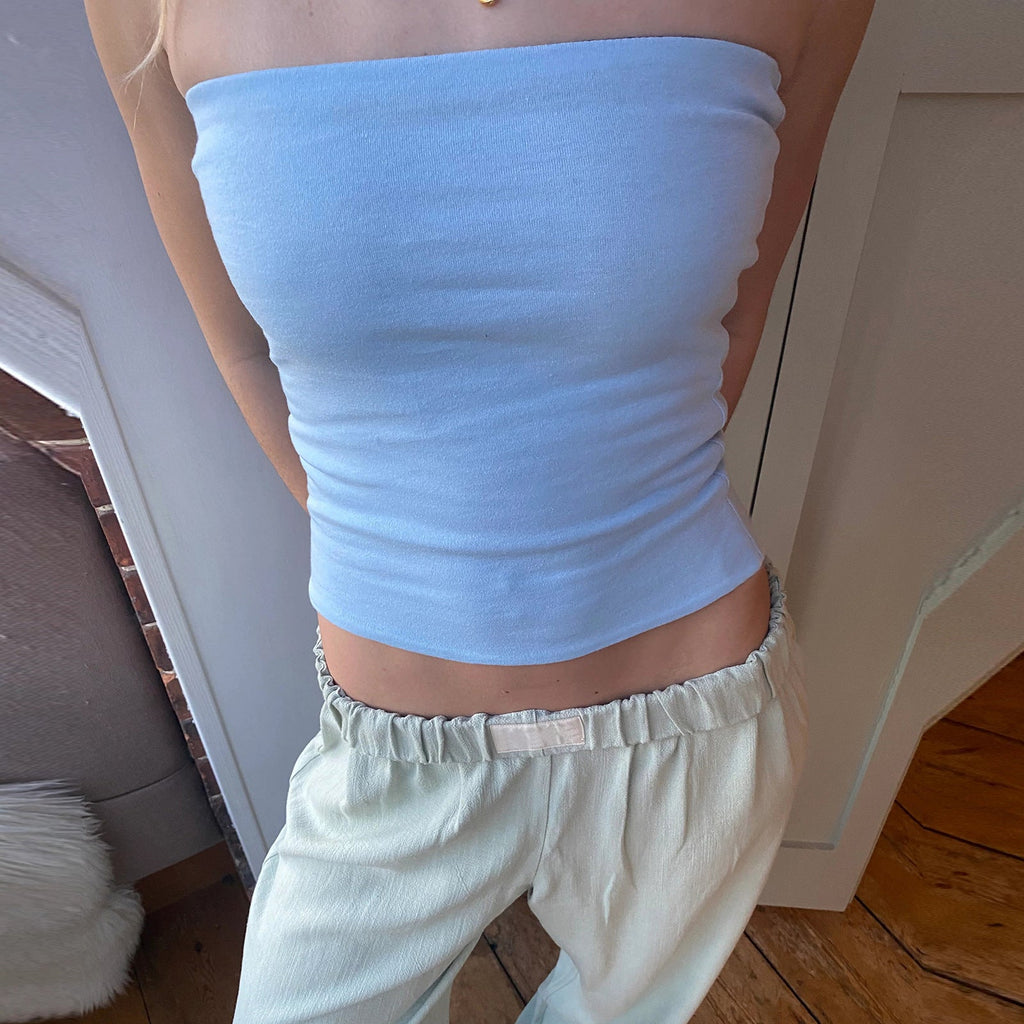 Haut bustier pour femmes avec de fines rayures Heidi-Mode