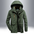 Veste de plein air imperméable pour hommes avec doublure en polaire