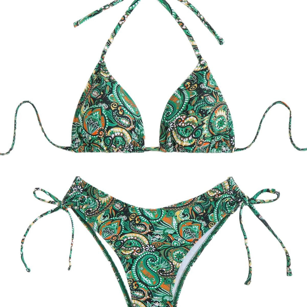 Bikini triangle pour femmes avec motif paisley décoratif Echo Archiv