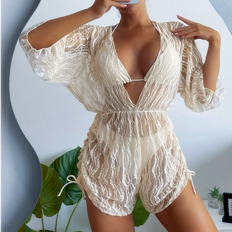 Salopette de Plage Transparente Femme R&B