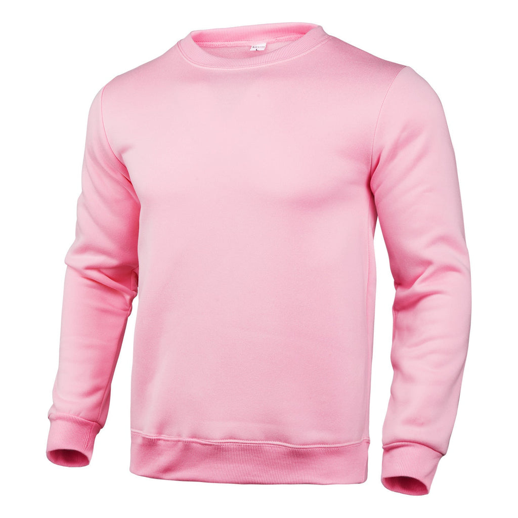 Sweat-shirt classique à col rond pour hommes avec intérieur en polaire douce, ourlet côtelé et coutures renforcées Echo Archiv