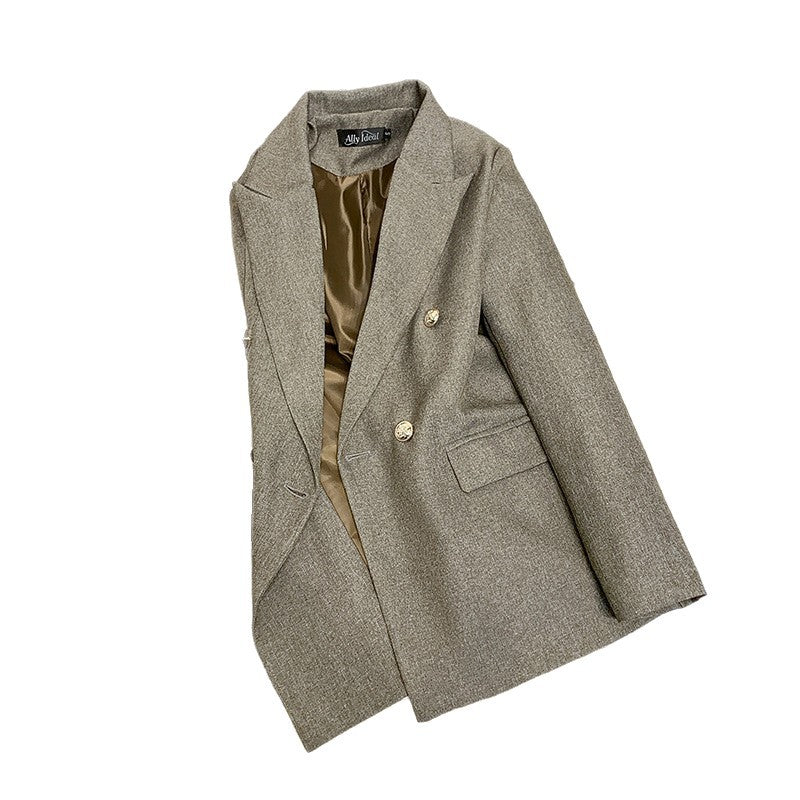 Élégant blazer à double boutonnage pour femme