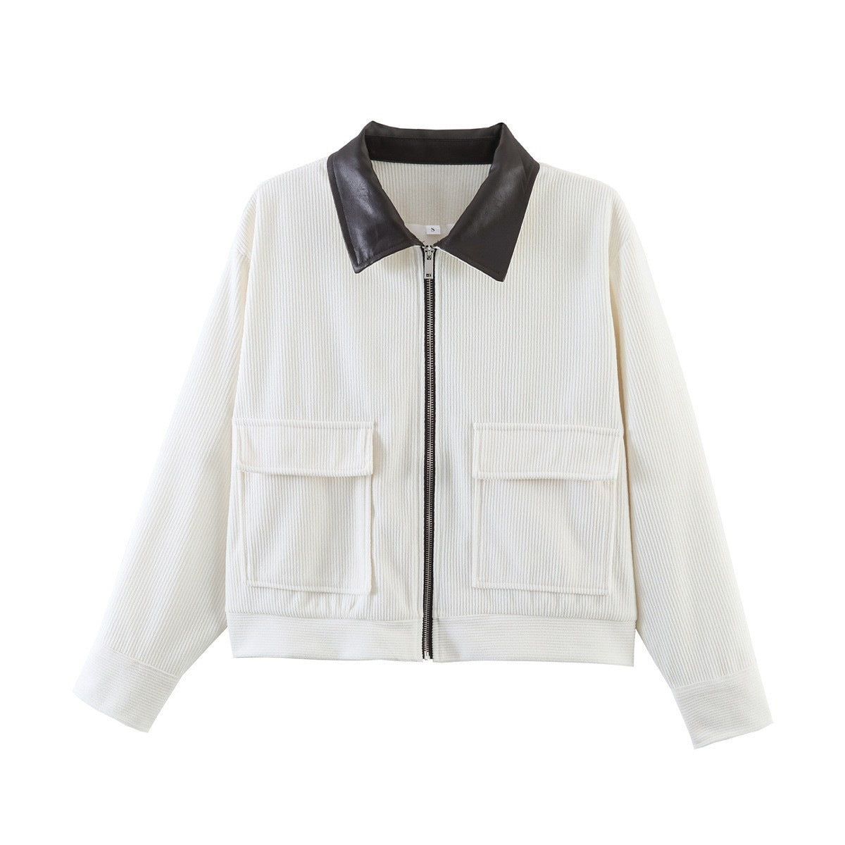 Veste Femme Tendance avec deux poches plaquées