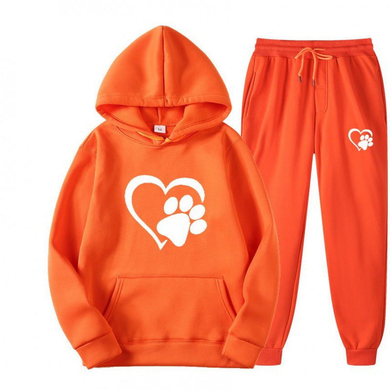 Ensemble de Sweat à Capuche et Pantalon de Jogging Douillet pour Femmes Echoarchiv