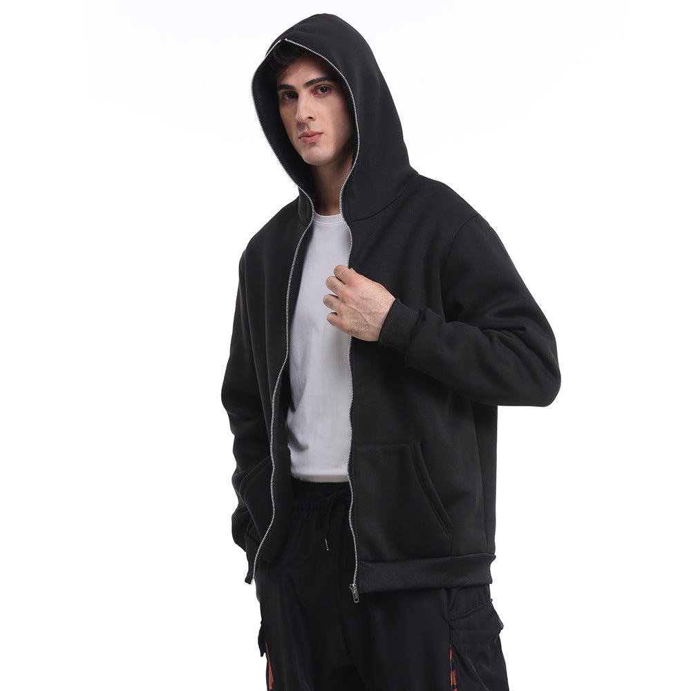 Hoodie unisexe léger à fermeture éclair avec des coutures minimalistes et une capuche ergonomique Echo Archiv