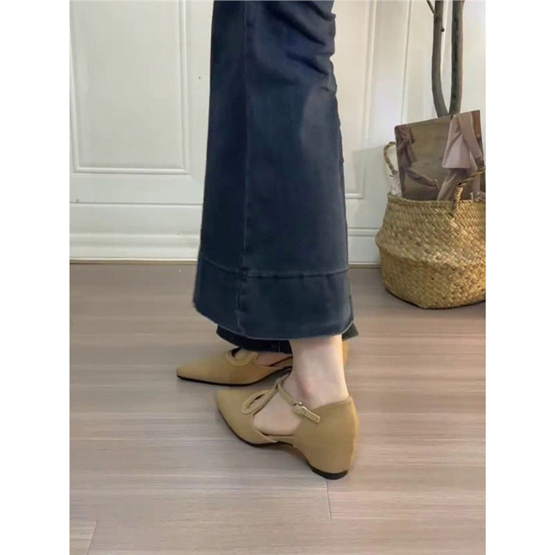 Chaussures Mary Jane élégantes à talons pour femmes avec lanières R&B