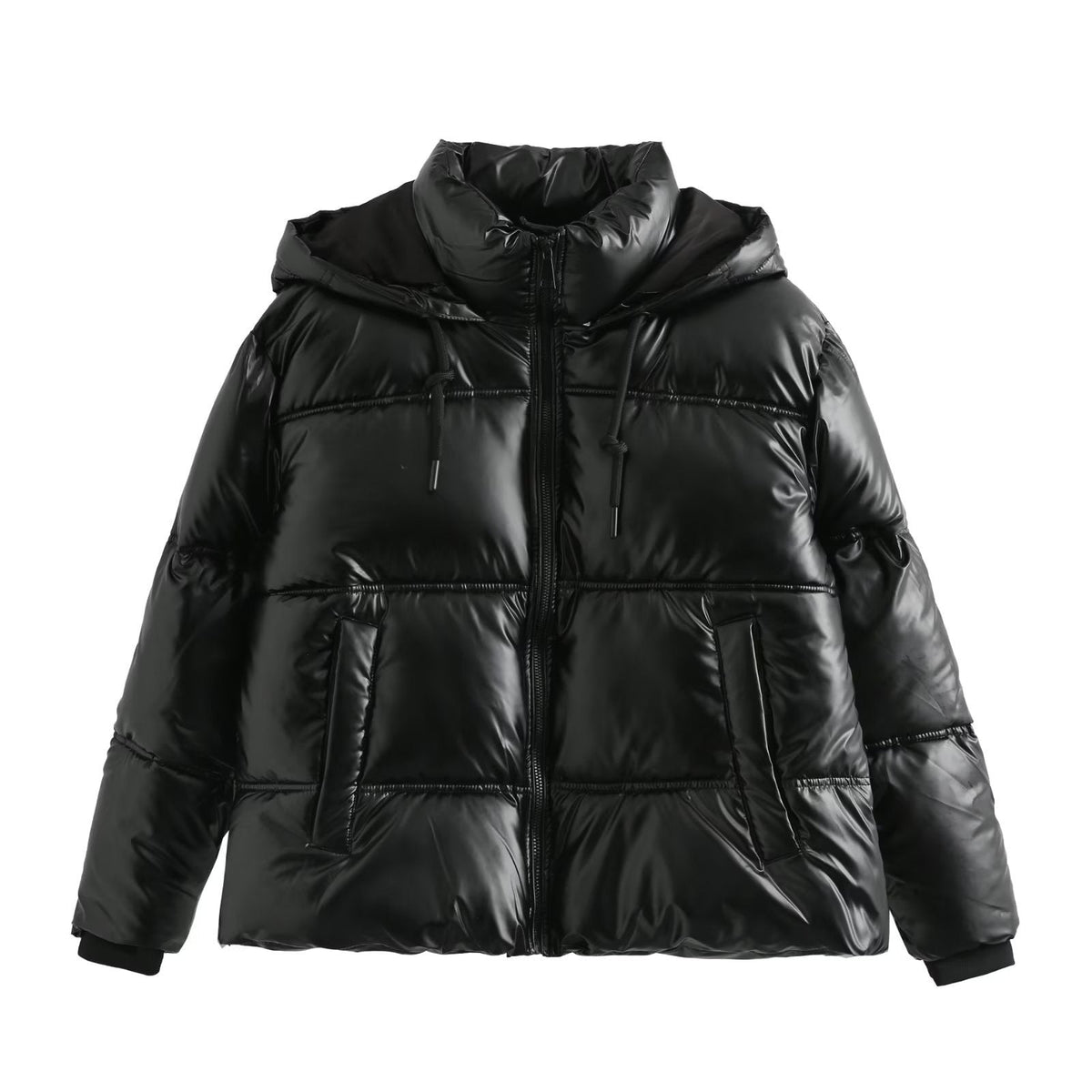 Simone - Manteau d'Hiver Oversized Matelassé Élégant
