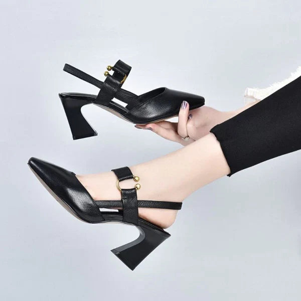 Sandales À Talon Kitten Avec Semelle De Soutien Pour Femmes | Idéal Pour Occasions Formelles Et Usage Quotidien