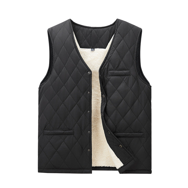 Gilet d'extérieur matelassé pour hommes