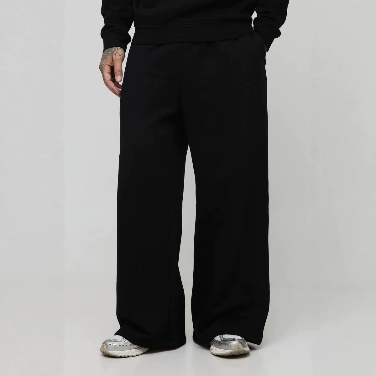 Pantalons de survêtement unisexes en molleton avec ceinture de confort élastique, jambe droite et poches latérales Echo Archiv