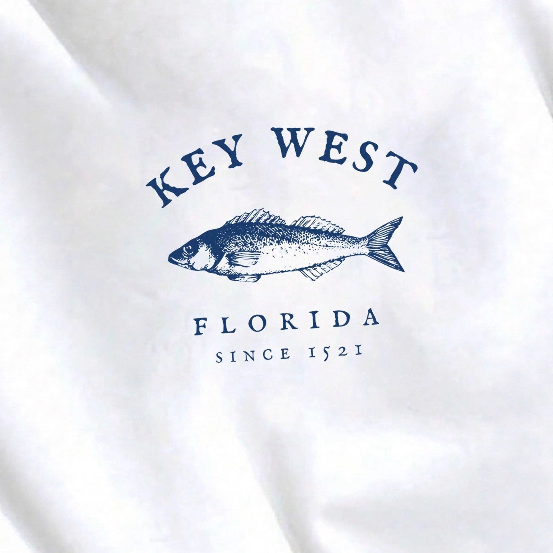 Sweatshirt oversized pour femmes avec motif de poisson marin Key-West, épaules tombantes et mélange de coton doux Echo Archiv
