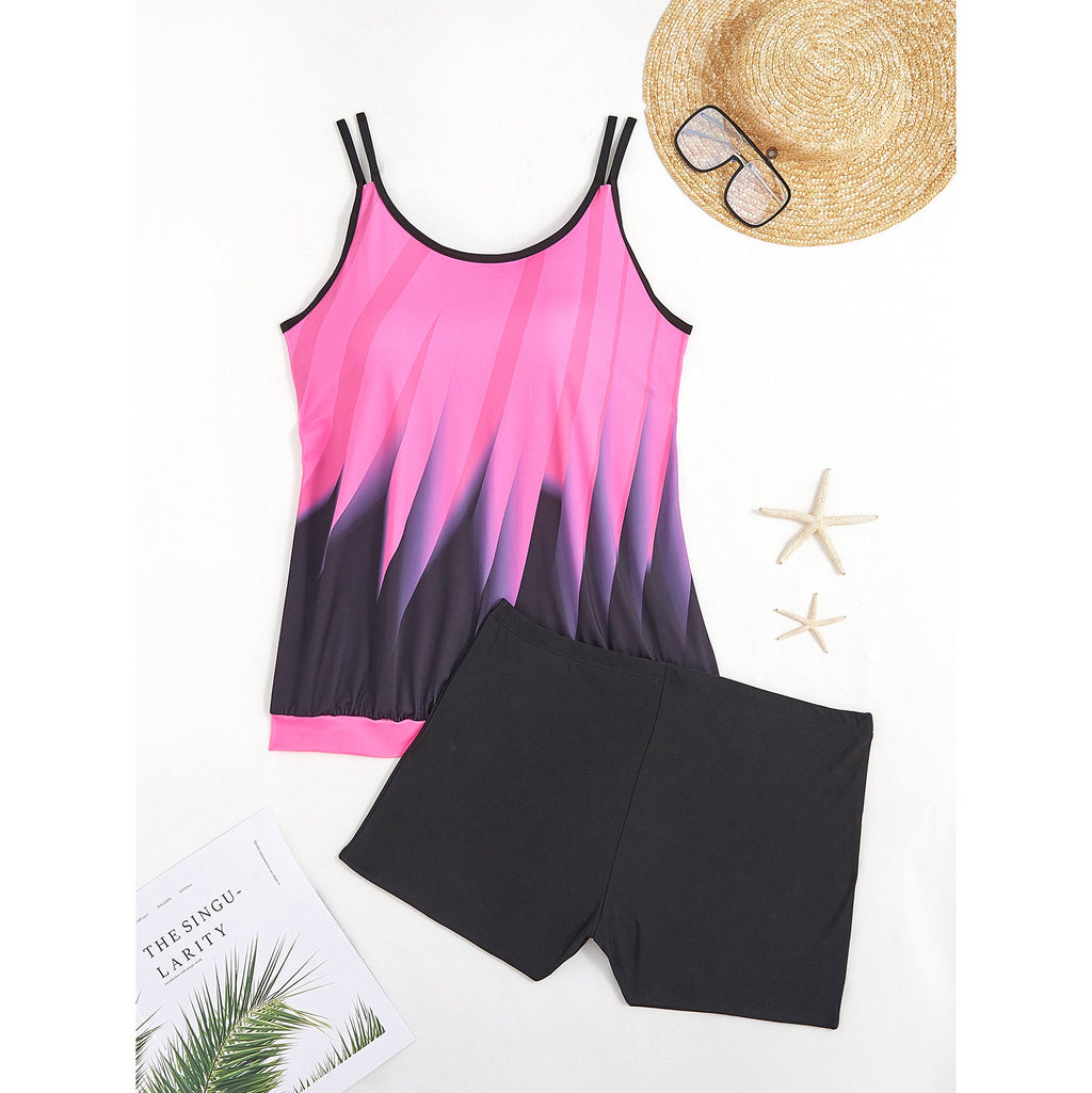 Ensemble tankini pour femmes avec haut confortable et shorts courts Echo Archiv